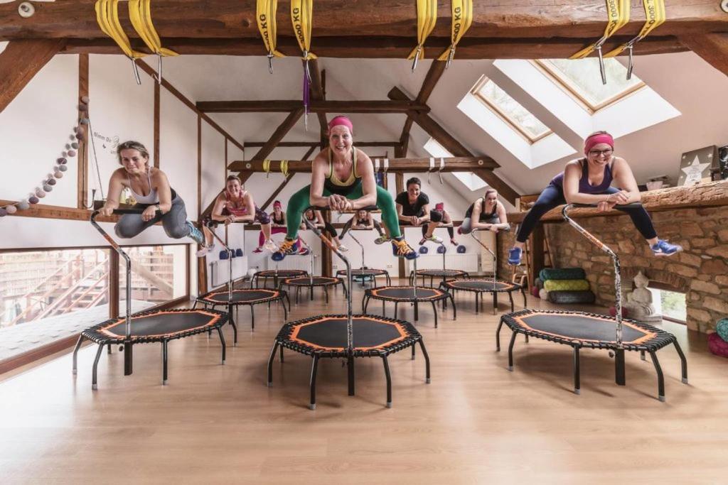 Einzimmerapartment Mit Fass Sauna Frankisch-Crumbach المظهر الخارجي الصورة